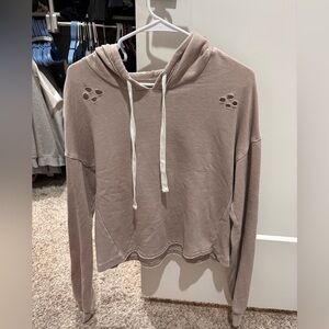 Distressed hoodie